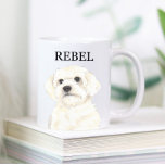 Bichon, Bolognese, Coton, Havanees, Maltees Koffiemok<br><div class="desc">Ik ben verliefd op deze prachtig uitgewerkte waterverf van een bichon, bolognese, coton de tulear, havanese of maltees! Personaliseer deze keramische mokken met jouw naam of monogram en verander zelfs de handvatkleur om uw decor te complimenteren! Wijzig lettertypen door de optie "bewerken met ontwerpgereedschap" te selecteren bij personalisatie. Shop de...</div>