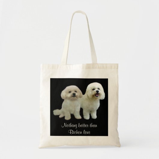 Bichon Buddies Canvas tas (Voorkant)