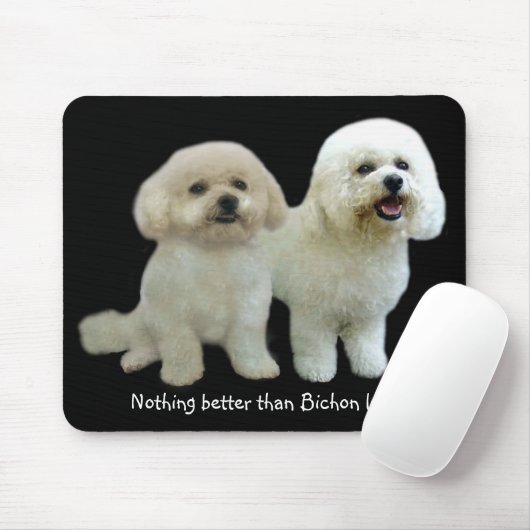 Bichon Buddies Mousepad Muismat (Met muis)