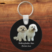 Bichon Buddies Sleutelhanger (Voorkant)