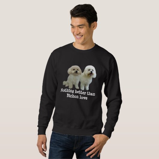 Bichon Buddies Unisex Sweatshirt (Voorkant volledig)