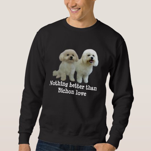 Bichon Buddies Unisex Sweatshirt (Voorkant)