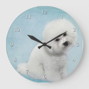 Bichon Clock Grote Klok