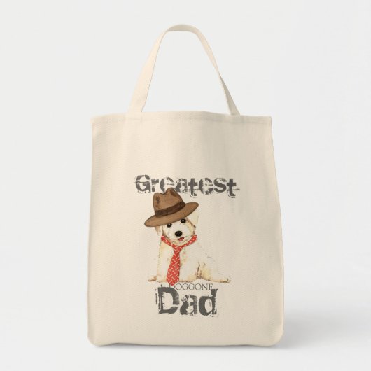 Bichon Dad Tote Bag (Voorkant)
