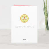 Bichon Frisbee - Funny Bichon Frise Dog Card Kaart (Achterkant)