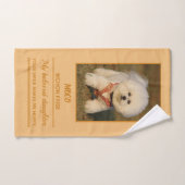 Bichon Frise ハンドタオル  Handdoek (Handdoek)