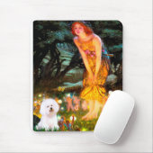 Bichon Frise 1 - Middernacht Muismat (Met muis)
