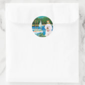 Bichon Frise 1 - Zeilboten 1 Ronde Sticker (Tas)