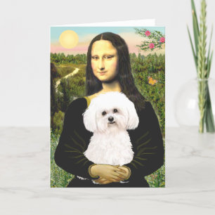 Bichon Frise 2R - Mona Lisa Kaart