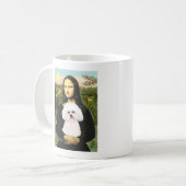Bichon Frise 2R - Mona Lisa Koffiemok (Voorkant links)