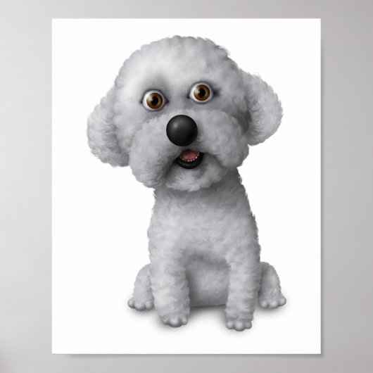 Bichon Frise: 8 x 10 Poster (Voorkant)