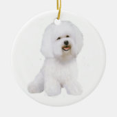 Bichon Frise (A) Keramisch Ornament (Voorkant)