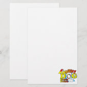 Bichon Frise Agility Briefpapier (Voorkant / Achterkant)