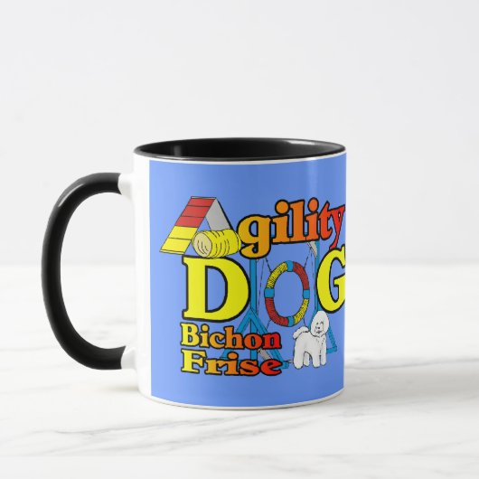 Bichon Frise Agility Gifts Mok (Links)