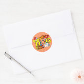 Bichon Frise Agility Gifts Ronde Sticker (Envelop)