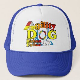 Bichon Frise Agility Gifts Trucker Pet