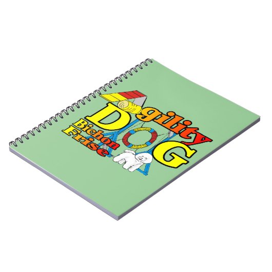 Bichon Frise Agility Notitieboek (Linkerzijde)