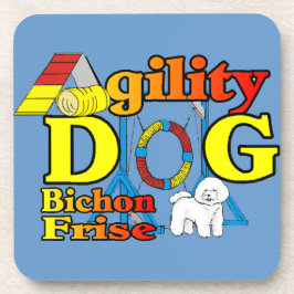 Bichon Frise Agility Onderzetter