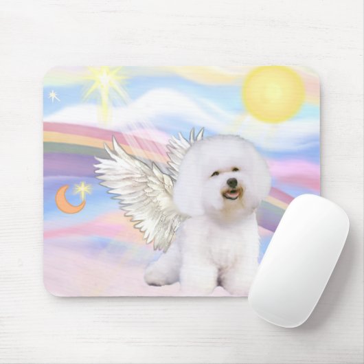 Bichon Frise Angel Muismat (Met muis)