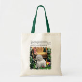Bichon Frise Art Gifts Tote Bag (Voorkant)