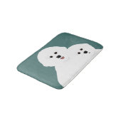 Bichon Frise badmat (Gekanteld)