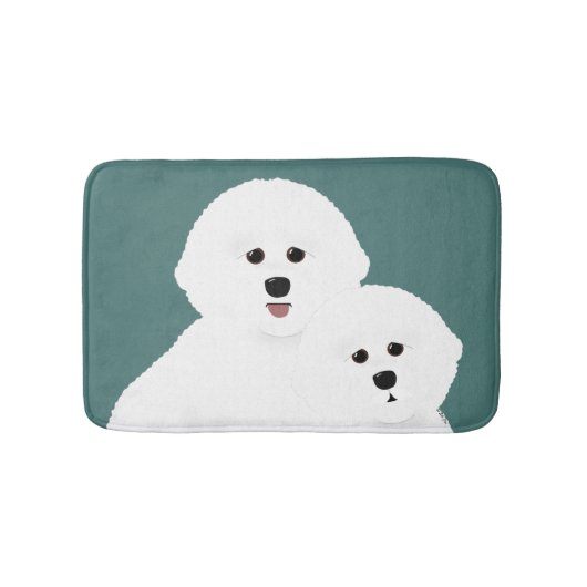 Bichon Frise badmat (Voorkant)