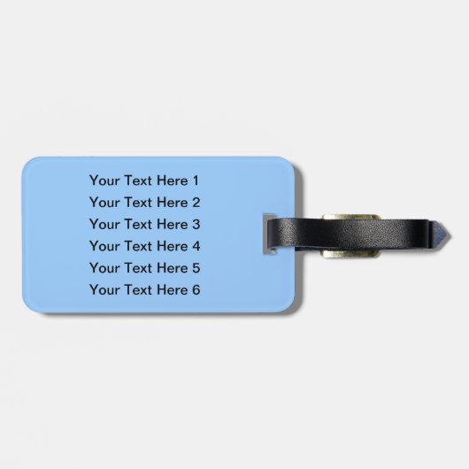 Bichon Frise. Bagagelabel (Achterkant horizontaal)