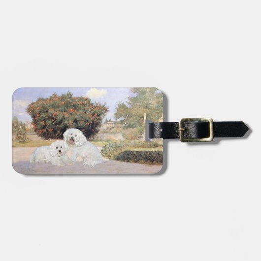 Bichon Frisé Bagagelabel (Voorkant horizontaal)