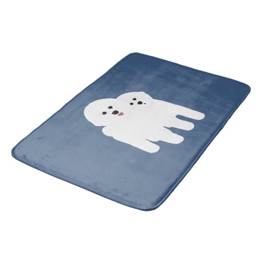Bichon Frise Bathmat Badmat (Gekanteld)