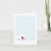 Bichon Frise Bedankt Custom Notecard (Voorkant)
