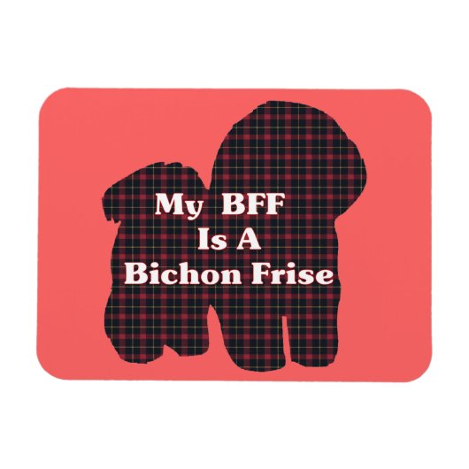 Bichon Frise BFF Magneet (Horizontaal)