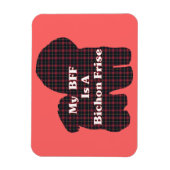 Bichon Frise BFF Magneet (Verticaal)