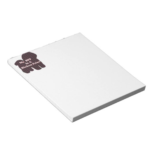 Bichon Frise BFF Notitieblok (Schuin)