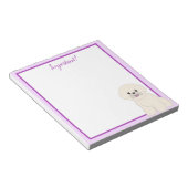 Bichon Frise Blank Notitieblok (Schuin)
