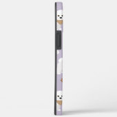 Bichon Frise Bones and Paws Purple Case-Mate iPhone Case (Achterkant / Rechts)
