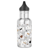 Bichon Frise Botten en Paws Gray Waterfles (Links)
