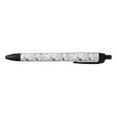Bichon Frise Botten en Paws Gray Zwarte Inkt Pen (Bodem)