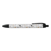 Bichon Frise Botten en Paws Gray Zwarte Inkt Pen (Bovenkant)