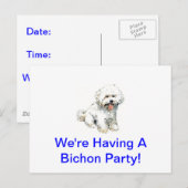 Bichon Frise Briefkaart (Voorkant / Achterkant)
