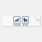 Bichon Frise Bumpersticker (Voorkant)