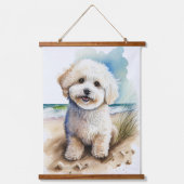 Bichon Frisé Cadeau Hangend Wandkleed (Voorkant)