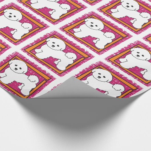 BICHON FRISE CADEAUPAPIER (Hoek)