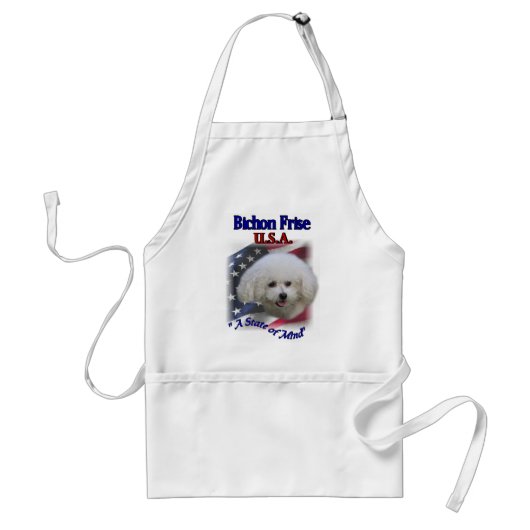 Bichon Frise-cadeaus Standaard Schort (Voorkant)