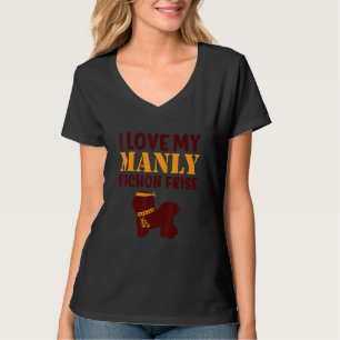 Bichon Frise Canine Boy Dog Pup Gender onthulling T-shirt