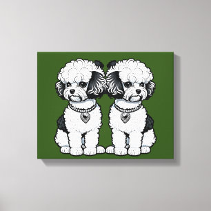 Bichon Frise Canvas Afdruk
