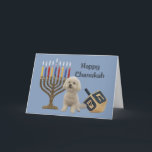 Bichon Frise Chanukah Kaart Menorah Dreidel<br><div class="desc">Het herdenken van familie en vrienden tijdens het Chanoekaseizoen is een prachtige manier om contact te houden met de mensen waar je van houdt en waar je om geeft. Ik heb met liefde en zorg een Chanoekaartje voor honden gemaakt en ik ben er zeker van dat iedereen die van honden...</div>