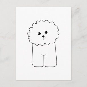 Bichon Frise, Cute Dog. Briefkaart