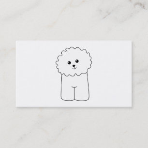 Bichon Frise, Cute Dog. Visitekaartje
