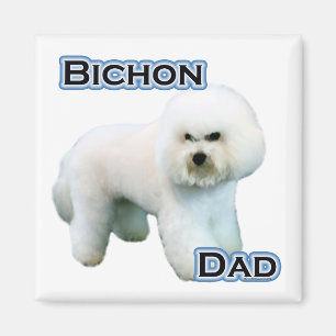 Bichon Frise Dad 4 - Magneet