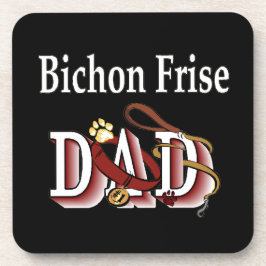 Bichon Frise Dad Bier Onderzetter